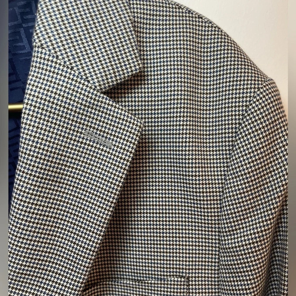 Scotch & Soda Men’s Sport Jacket Houndstooth Blazer - Picture 4 of 6
